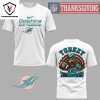 Minnesota Vikings Happy Thanksgiving – Turkey And Touchdowns 3D T-Shirt