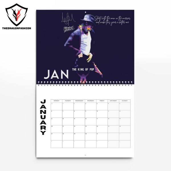 Michael Jackson New Year 2025 Calendar