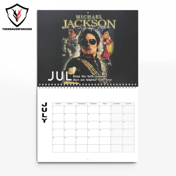 Michael Jackson New Year 2025 Calendar