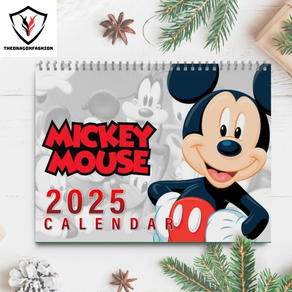 Mickey Mouse New Year 2025 Calendar