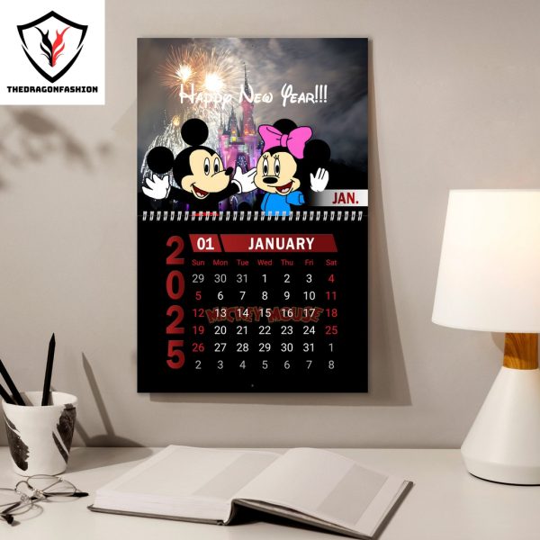 Mickey Mouse New Year 2025 Calendar