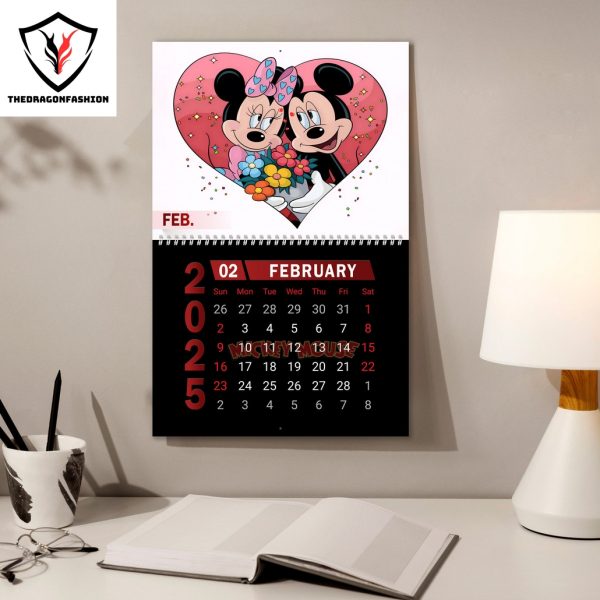 Mickey Mouse New Year 2025 Calendar