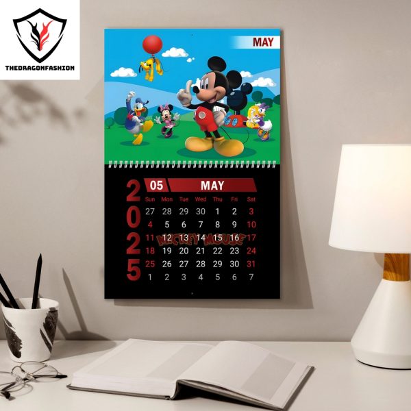 Mickey Mouse New Year 2025 Calendar