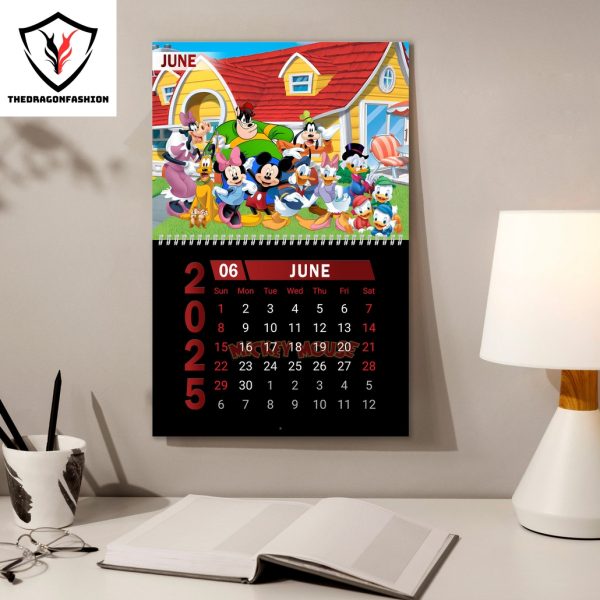 Mickey Mouse New Year 2025 Calendar