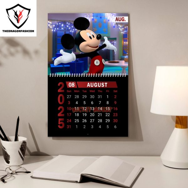 Mickey Mouse New Year 2025 Calendar