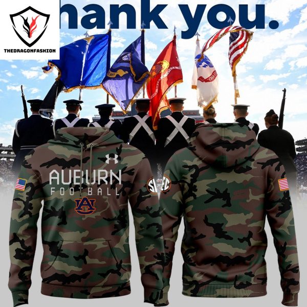 Military Appreciation 2024 Auburn Tigers Football Hoodie