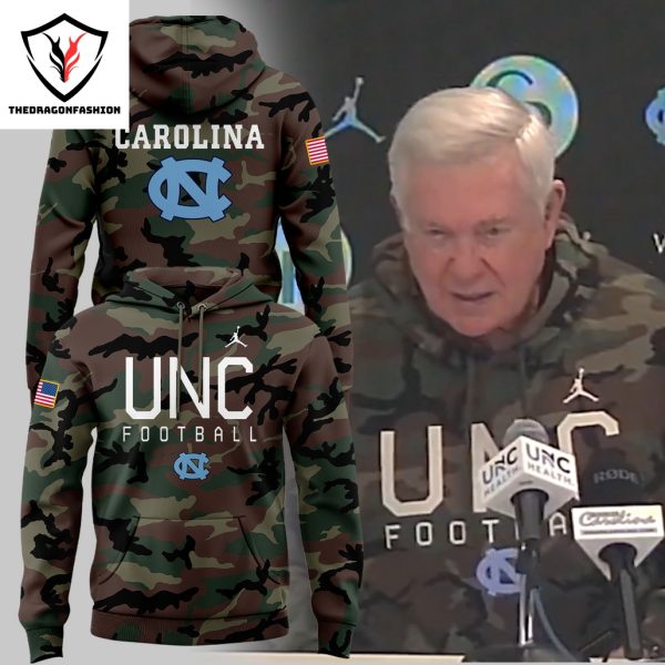 Military Appreciation 2024 North Carolina Tar Heels Football Hoodie