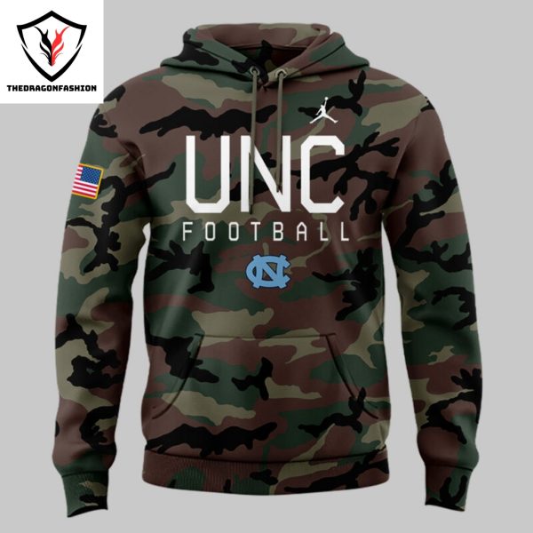 Military Appreciation 2024 North Carolina Tar Heels Football Hoodie