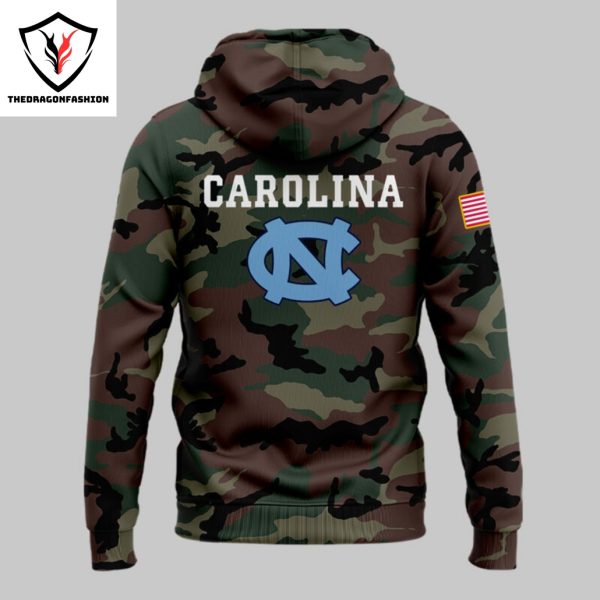 Military Appreciation 2024 North Carolina Tar Heels Football Hoodie