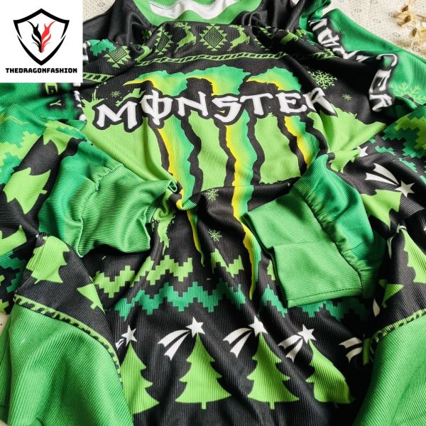 Monster Energy Beer Christmas Ugly Sweater