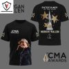 Morgan Wallen Entertainer Of The Year CMA Awards Signature 3D T-Shirt – White