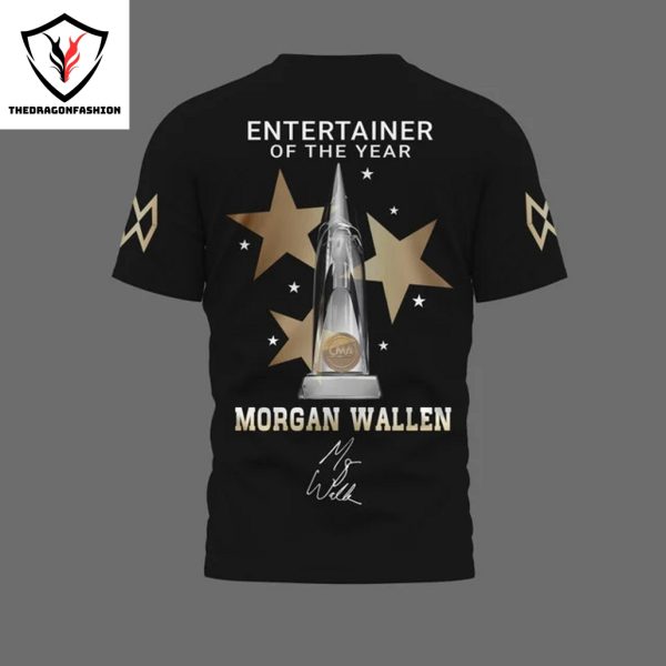 Morgan Wallen Entertainer Of The Year CMA Awards Signature 3D T-Shirt