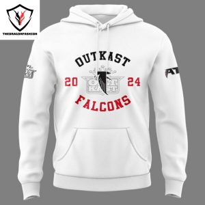 2024 Outkast x Atlanta Falcons White Pullover Hoodie