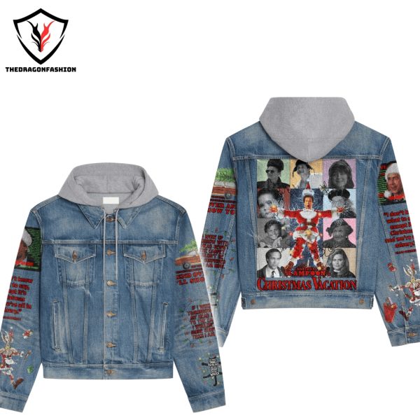 National Lampoons Christmas Vacation Hooded Denim Jacket