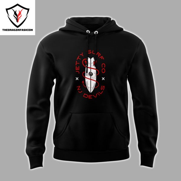 New Jersey Devils x Jetty Logo Design Hoodie – Black