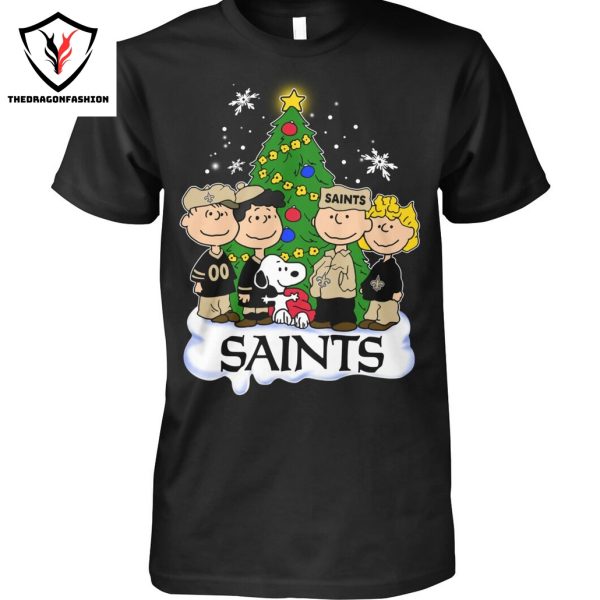 New Orleans Saints x Snoopy Merry Christmas Unisex T-Shirt