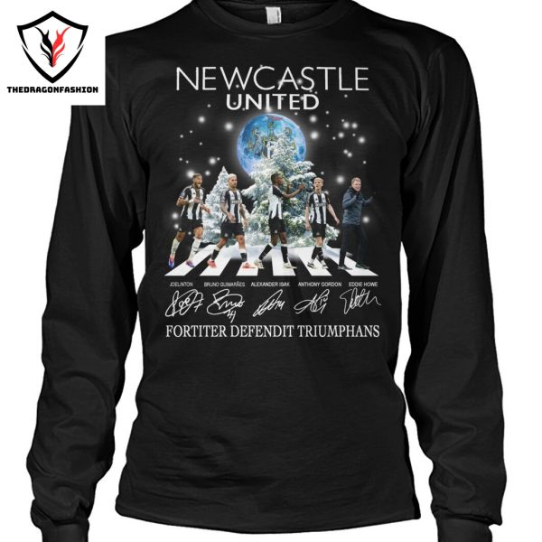 Newcastle United Fortiter Defendit Triumphans Signature Unisex T-Shirt