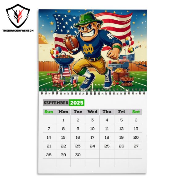 Notre Dame Fighting Irish Go Irish 2025 Calendar