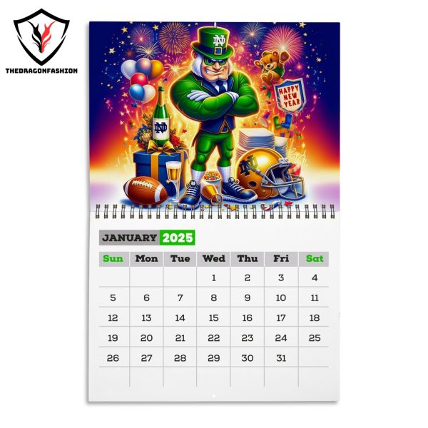 Notre Dame Fighting Irish Go Irish 2025 Calendar