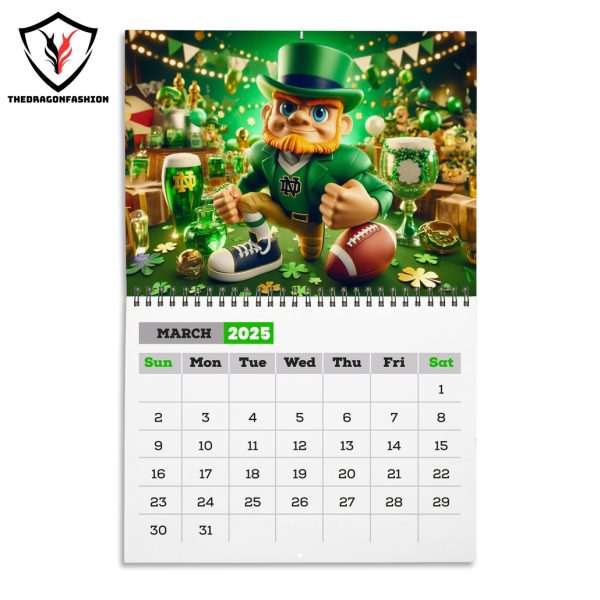 Notre Dame Fighting Irish Go Irish 2025 Calendar