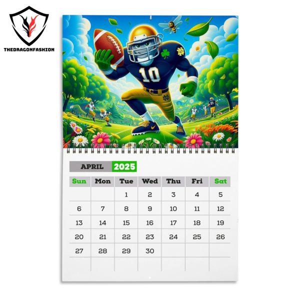 Notre Dame Fighting Irish Go Irish 2025 Calendar