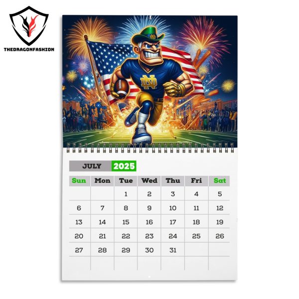 Notre Dame Fighting Irish Go Irish 2025 Calendar