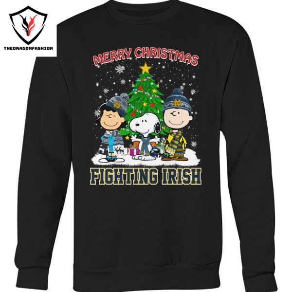 Notre Dame Fighting Irish Merry Christmas Unisex T-Shirt