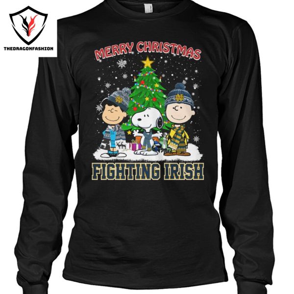 Notre Dame Fighting Irish Merry Christmas Unisex T-Shirt