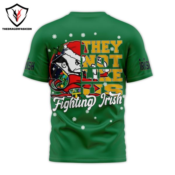 Notre Dame Fighting Irish They Not Like Us – Fighting Irish 3D T-Shirt