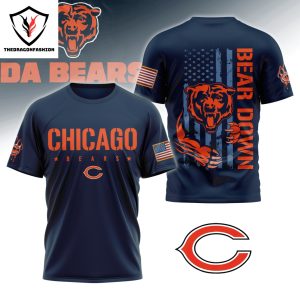 Chicago Bears – Bear Down 3D T-Shirt