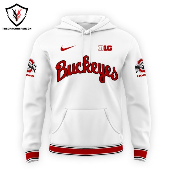 Ohio State Buckeyes Basketball Logo Design Hoodie