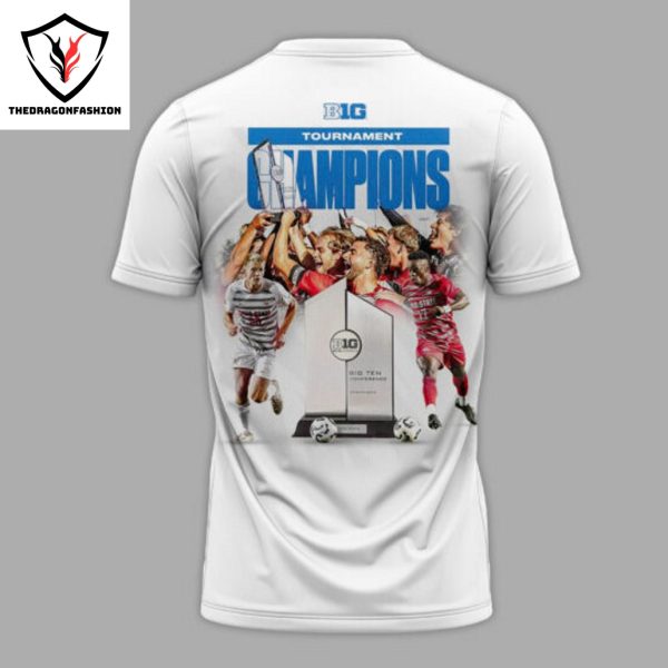 Ohio State Buckeyes Soccer 2024 Big Ten Tournament Champions 3D T-Shirt