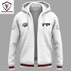 2024 Birmingham Bulls Hockey Design Zip Hoodie – White