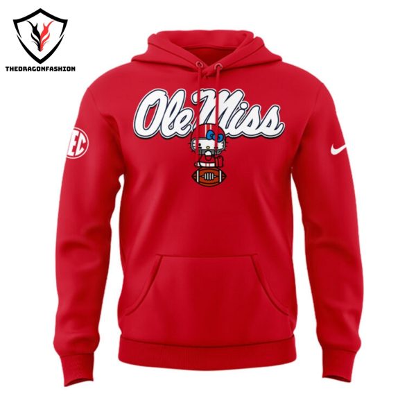 Ole Miss Rebels Football x Hello Kitty Hoodie – Red