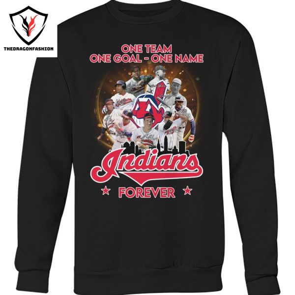 One Team One Goal – One Name Cleveland Guardians Forever Signature Unisex T-Shirt