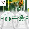 Personalized Oregon Ducks Football 2024-2025 Hoodie – White