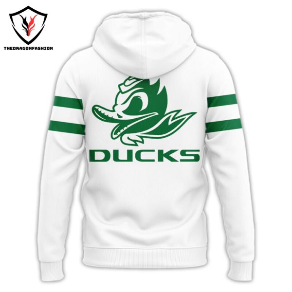 Oregon Ducks Football 2024-2025 Hoodie – White