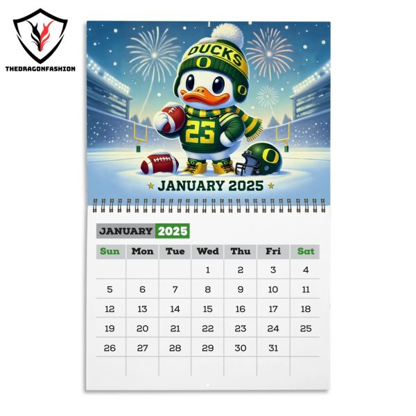 Oregon Ducks Football 2025 Calendar