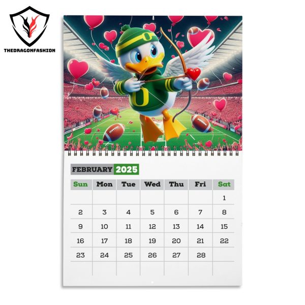 Oregon Ducks Football 2025 Calendar