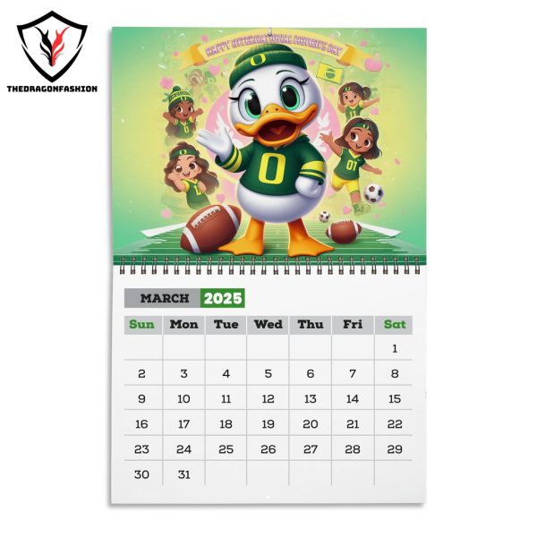 Oregon Ducks Football 2025 Calendar