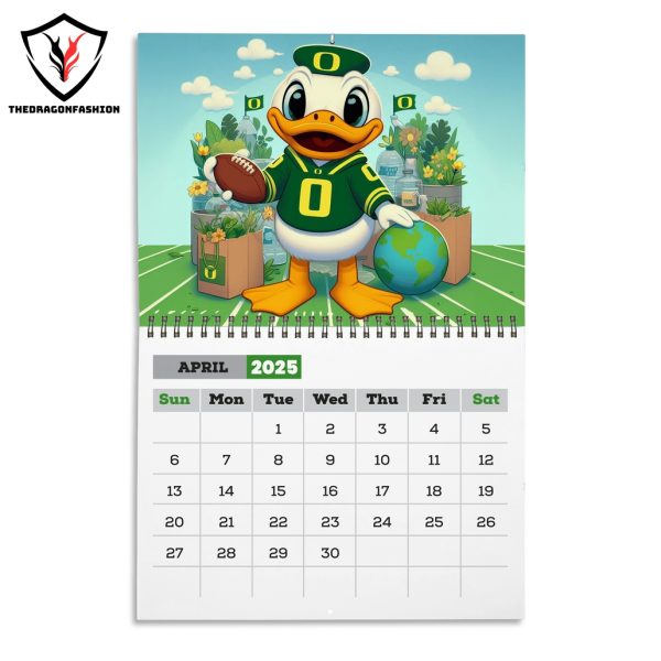 Oregon Ducks Football 2025 Calendar