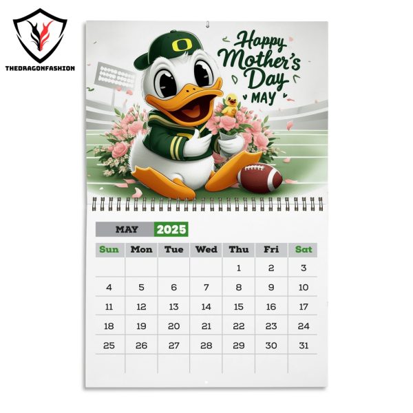 Oregon Ducks Football 2025 Calendar