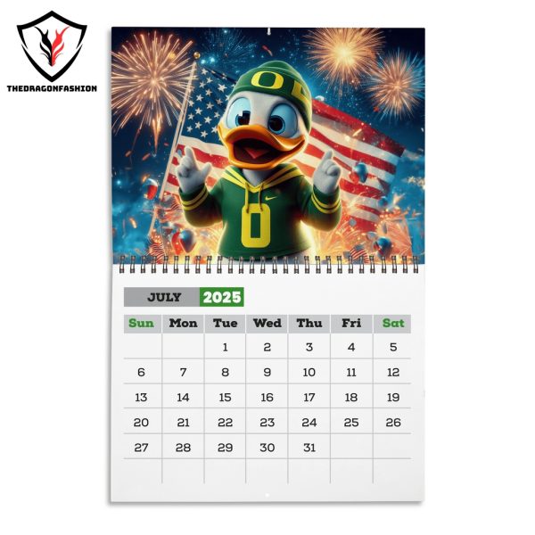 Oregon Ducks Football 2025 Calendar