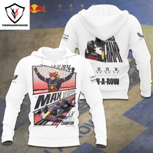 Max Verstappen 4 In A Row Champion Hoodie