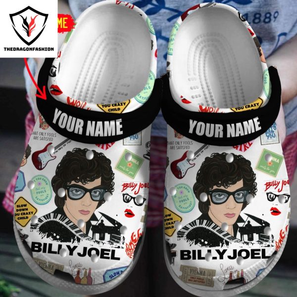 Personalized Billy Joel Slow Down, You Crazy Child Crocs