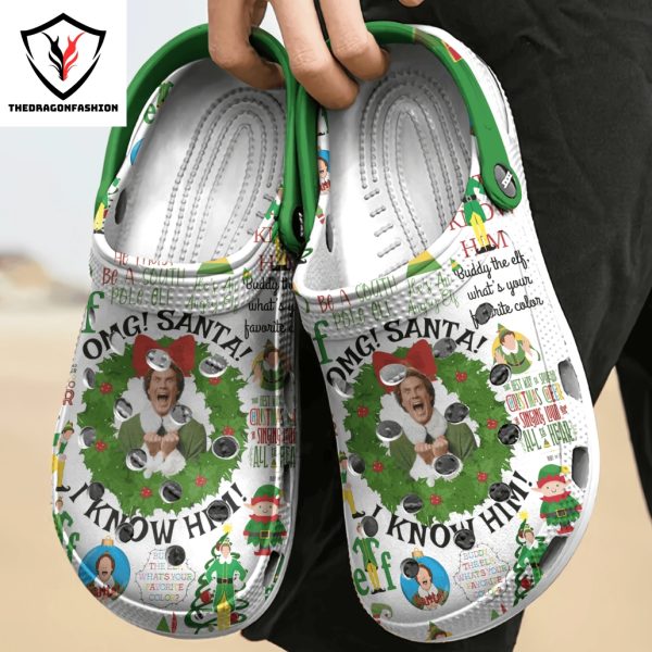 Personalized ELF Omg Santa I Know Him Crocs