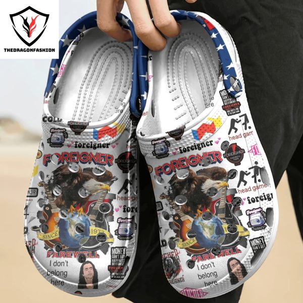 Personalized Foreigner – I Dont Belong Here Crocs