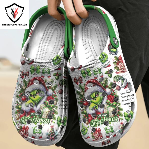 Personalized Merry Grinchmas Crocs