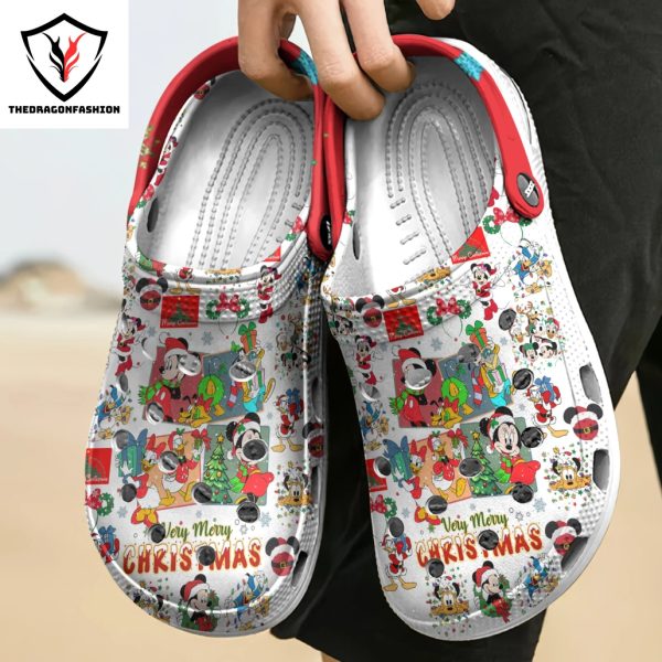 Personalized Mickey Very Merry Christmas Crocs