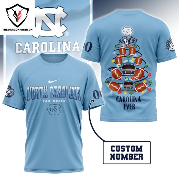 Personalized North Carolina Tar Heels – Carolina Ever 3D T-Shirt